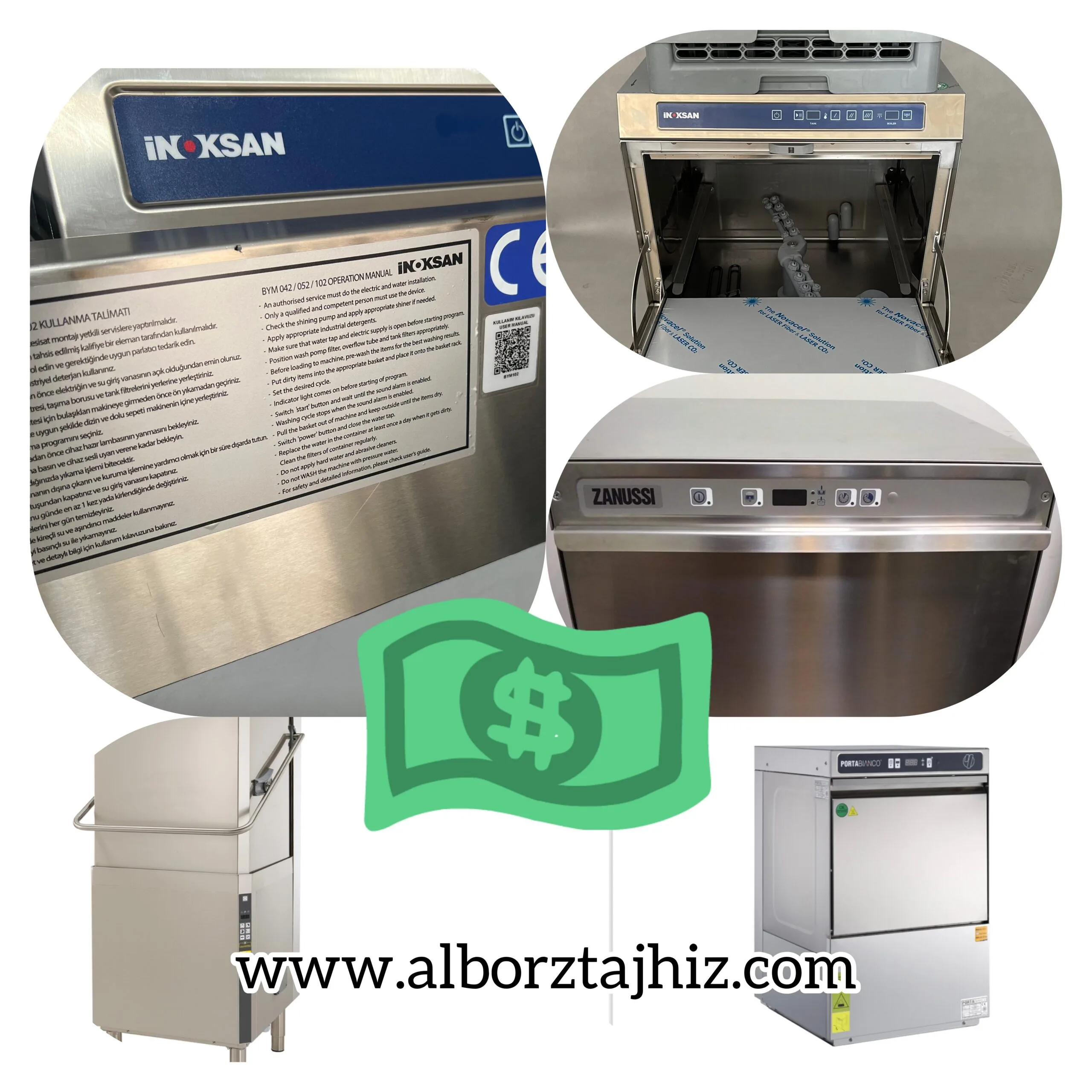 نحوه کارکرد ماشین ظرفشویی زیرکانتری 540 بشقاب