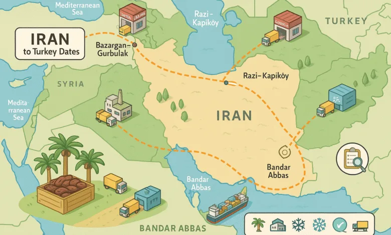 صادرات خرمای ایرانی به ترکیه در ۱۴۰۴؛ تغییرات «نظام واردات ۲۰۲۵»، مدارک الزامی و زمان‌بندی فروش پیش از رمضان