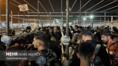 تردد روزانه بیش از ۱۳ هزار زائر عاشورایی از مرز شلمچه