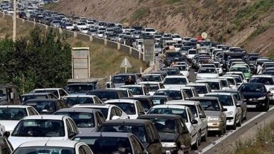 ترافیک نیمه‌سنگین در محور چالوس و آزادراه کرج - تهران