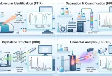 راهنمای انتخاب بهترین روشهای آنالیز مواد شیمیایی؛ از FTIR و HPLC تا XRD و ICP-OES راهنمای انتخاب بهترین روشهای آنالیز مواد شیمیایی؛ از FTIR و HPLC تا XRD و ICP-OES