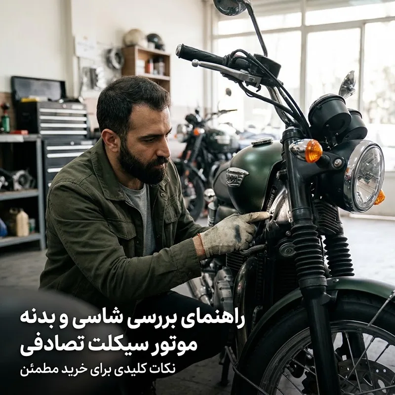 از کجا بفهمیم موتور سیکلت تصادفی است؟